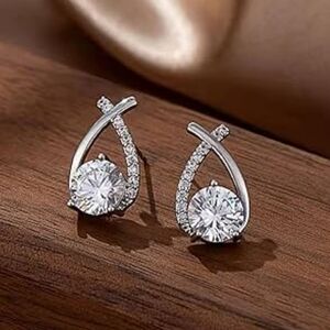 5/$30 Tiny Cross Shaped Stud Earrings